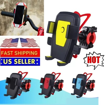 Universal Motorcycle Bike Bicycle Handlebar Cell Phone GPS Stand Holder Mount $8.49