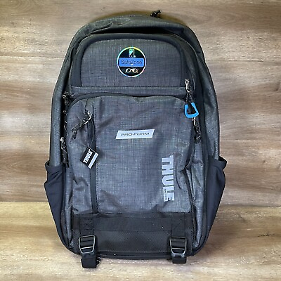 #ad THULE SWEDEN Laptop Backpack Travel Bag Gray Black 35 2007525 $84.98