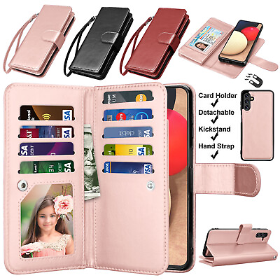 For Samsung Galaxy A03S A13 A32 A42 A53 5G Wallet Leather Flip Phone Case Cover $5.99