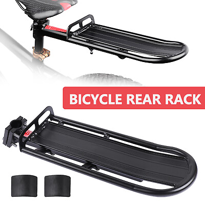 Retractable Bike Rear Luggage Cargo Rack Aluminum Alloy Bicycle Seatpost Carrier $17.95