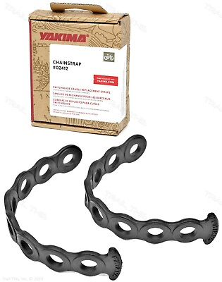 Pair 2 Yakima Chainstraps Bicycle Hitch Rack 8 Hole Rubber Chain Straps 02412 $14.85