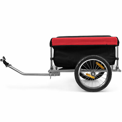 #ad #ad Bike Cargo Luggage Trailer w Folding Frame amp; Quick Release Wheels Tool $105.99
