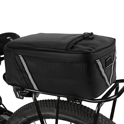 #ad #ad 5L Bike Rear Rack Bag resistant Trunk Bag Cycling Bike Ebike J3P8 $16.60