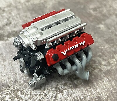 #ad Resin Dodge Viper V10 engine for scale model cars 1 24 1 25 $18.99