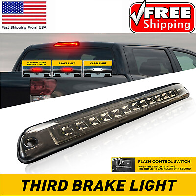 #ad For 97 98 11 Dodge Dakota Brake LED Roof 3rd Third Brake Light Smoked Cargo Lamp $30.99