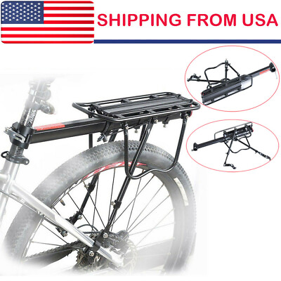 Bicycle Mountain Bike Rear Rack Seat Post Mount Pannier Luggage Carrier US 2019 $24.89
