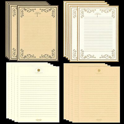 #ad Stationary Paper and Envelopes Set Stationery Set with Lines Vintage $14.40
