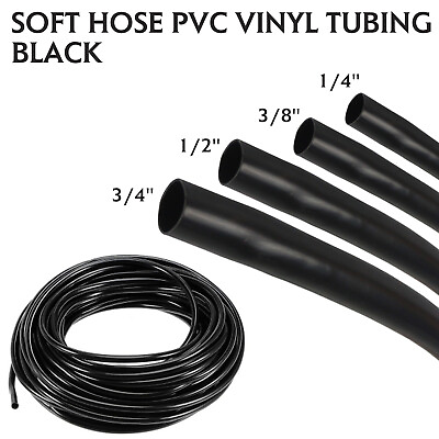 PVC Vinyl Tubing Lightweight Grade Plastic Tube Cord Organizeramp;Guard Lot $46.79