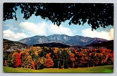 #ad Keene Valley NY AuSable Club Golf Course The Giant Mountain View Vtg Postcard $7.83