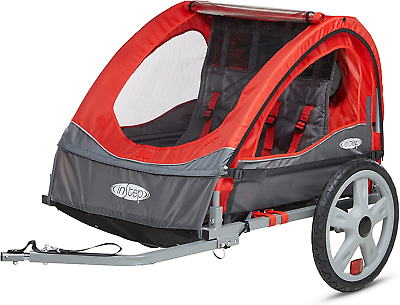 #ad Instep Bike Trailer for Toddlers Kids Single and Double Seat 2 In 1 Canopy Ca $291.99
