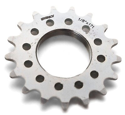 #ad Surly Fixed Track Cog Silver Steel 17t x 1 8quot; EXC Takeoff? $15.00