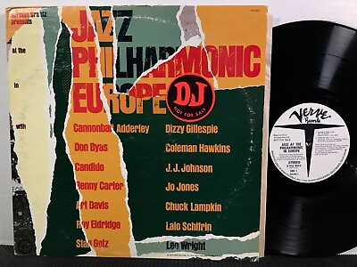 #ad #ad Jazz At The Philharmonic In Europe 2 LP VERVE 2 V6S 8823 DJ PROMO 1973 Jazz $40.00