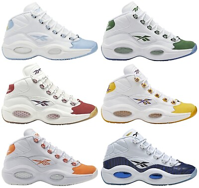 #ad NEW Reebok QUESTION MID Men#x27;s Basketball Shoes ALL COLORS US Sizes 7 14 NIB $94.99