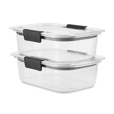#ad Set of 2 Rubbermaid 3.2 Cups Brilliance Stain Proof Food Storages Container $13.27