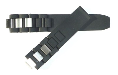 #ad 20mm CARTIER Silicon Rubber Band Strap for 21 Chronoscaph Autoscaph $18.90