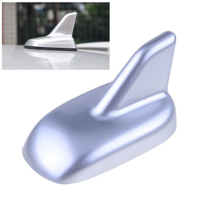 #ad For AUDI Roof Dummy Radio Signal Shark Fin Style Aerial Antenna Cover Silver $7.99