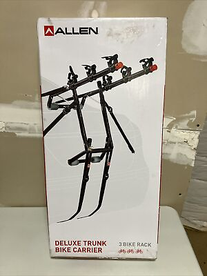 #ad Allen Sports Deluxe 3 Bicycle Trunk Mounted Bike Rack Carrier 103DN Brand NEW $49.74