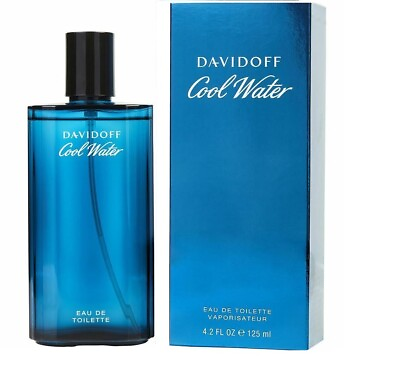 #ad Cool Water by Davidoff 4.2 oz Eau De Toilette Cologne Spray Men#x27;s New In Box $25.49