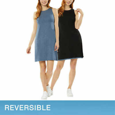 #ad NEW 32 Degrees Cool Women#x27;s Reversible Dress Black Indigo SIZES S M L XXL $16.99