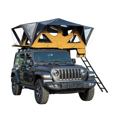 #ad Portable Car Rooftop Tent Folding Pull Out Outdoor Camping Roof Tent with Ladder $998.99