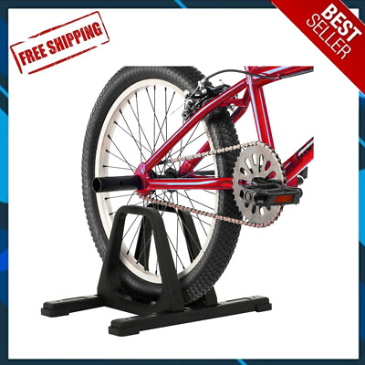 #ad Bicycle Bike Stand Floor Rack Bicycle Park Portable Lightweight Rallies Plastic $21.59
