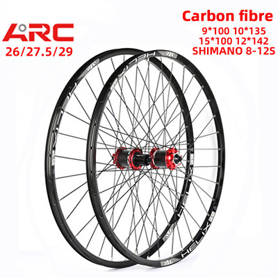 #ad #ad Mountain Bike Wheelset 32H XC Racing Cyclocross Bike Wheel QR thru Axle Tubeless $408.00