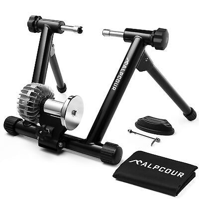 #ad Fluid Bike Trainer Stand for Indoor Riding – Portable Foldable Stainless Stee... $258.70