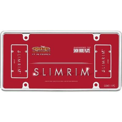 #ad Cruiser Accessories License Plate Frame Slim Rim Chrome 21330 $15.61