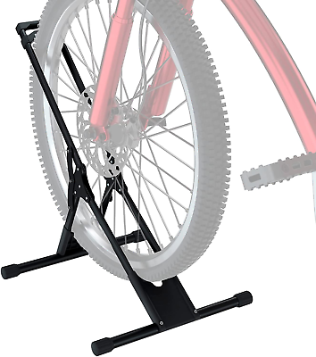 #ad Adjustable Bike StandBicycle Floor Parking RackSteady Wheel Holder Fit All Mou $44.40