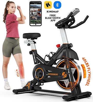 #ad #ad Fitness Exercise Bike Indoor Cycling Stationary Bicycle Home Gym Cardio Workout $215.99