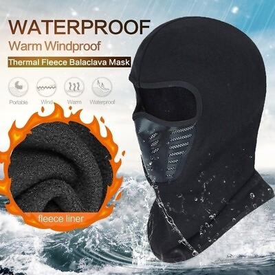 #ad Bike Face Mask Outdoor Warm Bike Windproof Carbon Filter Fleece Head Protector $8.99