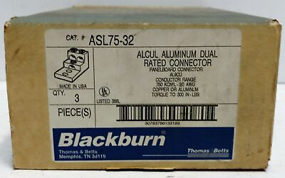 #ad Thomas amp; Betts Blackburn ASL75 32 Aluminum Dual Rated Connector $99.23
