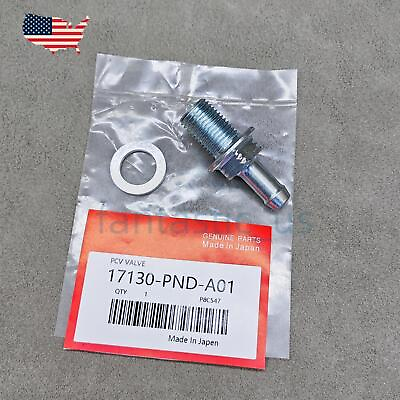 #ad #ad OEM For Fits HONDA PCV VALVE WITH WASHER 17130 PND A01 94109 14000 $19.99