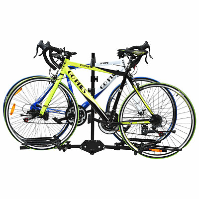 #ad 2 Bike Carrier Platform Hitch Rack Bicycle Rider Mount Sport Fold Receiver 2quot; $74.99