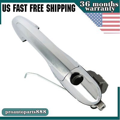 #ad #ad Fit For 2012 2019 Fiat 500 Front Driver Side Chrome New Outer Door Handle LH USA $19.61