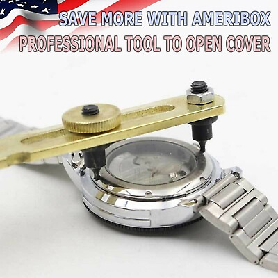 #ad Watch Back Case Cover Opener Adjustable Remover Repair Wrench Watchmaker Tool $5.99