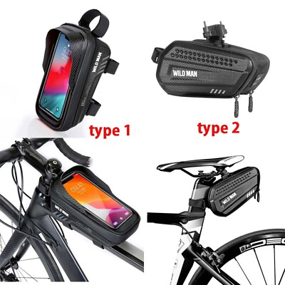 #ad Waterproof Motorcycle Bike Cycling Handlebar Mount Holder Cell Phone Case Bag $12.99