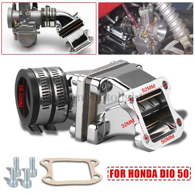 #ad #ad Performance Intake Manifold For Honda 2 Stroke DIO DIO50 AF18 27 28 Elite Spree $27.99