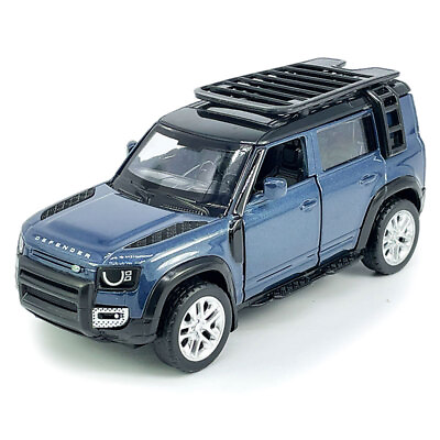 #ad 1:43 Land Rover Defender 110 Diecast Model Car Boys Toys Men Collection Blue $20.94