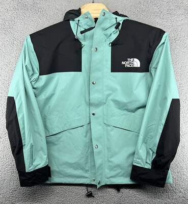 #ad The North Face Retro 1986 Mountain Full Zip Hooded Dryvent Jacket 86 Wasabi L $189.80