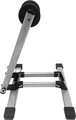#ad MaxxHaul 80717 Foldable Floor Bike Stand Fits 20quot; 29quot; Sports Bicycles black $28.35