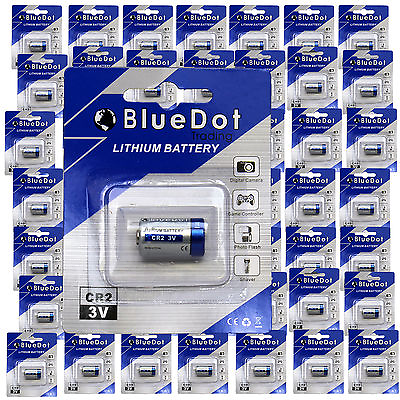 #ad 50Pcs 750mAh BlueDot Trading CR2 Battery for Camera MP3 Electronic Toys US SHIP $74.95