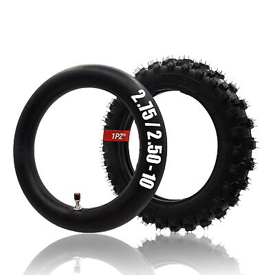#ad 2.50 10quot; Tire amp; Inner Tube for Yamaha PW50 TTR50E 2.50x10 2.5 10 Dirt Pit Bike $26.99