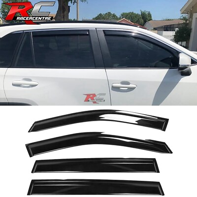 #ad For 19 24 Toyota RAV4 Window Visors Acrylic Sun Guard Rain Deflector 4Pc $27.89