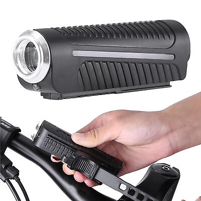 #ad Bicycle Headlight Bike Head Light Front Light Cycling USB Rechargeable LED $9.65