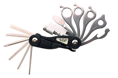 BBB Scorpion Folding Multi Tool 18 Functions BTL 03 Wrenches Allen Bike Snap NEW $9.99