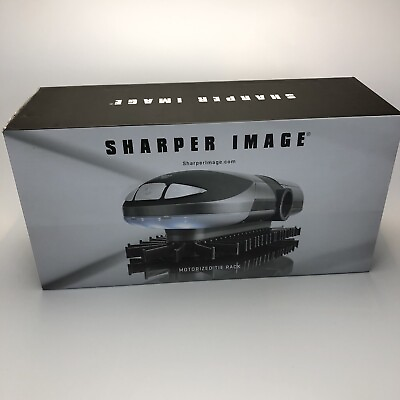 #ad Sharper Image Motorized Tie Rack 45 Ties w LED Light SKU #204904 New box $31.95