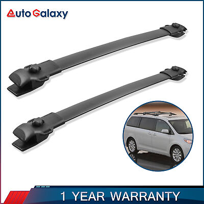 #ad #ad Set 2 Cross Bars Luggage Carrier Roof Rack Rail For 2011 2020 Toyota Sienna $51.89