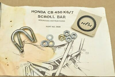 Honda Mount Kit CB450 K6 K7 Triple A Scroll Bar Hardware Bolt Kit NOS Vtg 3020 $12.34