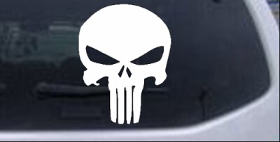 #ad Punisher Skull Car or Truck Window Laptop Decal Sticker 4X3.1 $5.99